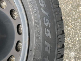 Skoda, VW, Audi. Зима Pirelli 205/55 R16 диски 5x112 foto 4