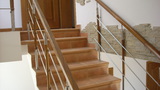 Scari si balustrade din inox si lemn foto 6