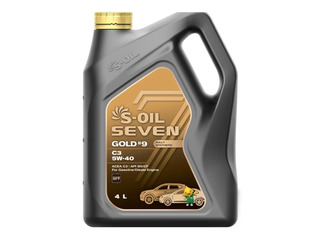 Ulei motor S-OIL 7 GOLD #9 5W-40 DPF - 4L foto 1