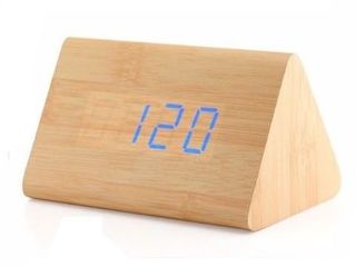 LED Wooden Clock - стильные деревянные часики под любой интерьер foto 4