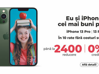 iPhone 13 Pro 13 Pro Max, 0% rate pe 10 luni de la 1600 lei/lună fără%, Reduceri de până la 2400 lei foto 2