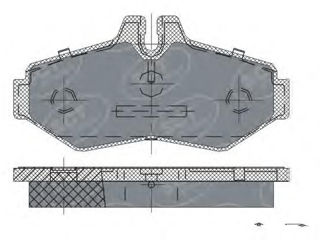 Тормозные колодки SCT GERMANY SP 233 PR foto 5