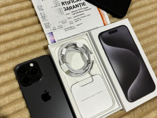 iPhone 15 Pro Black Titanium 128 Garanție 2 Ani