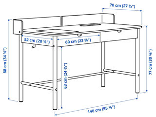 Set de mobilă pentru oficiu IKEA foto 4