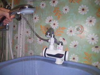Кран-водонагреватель  с душем. foto 5