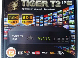 тюнер DVB-T2 с функцией Wi-Fi с 650 каналами ТВ