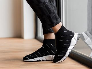 balenciaga speed trainer black womens