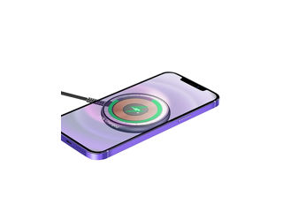 Încărcător wireless magnetic transparent Wiwu M14