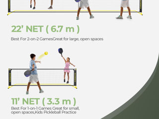 Set cu plasa pentru tenis, bangminton, nou. фото 3