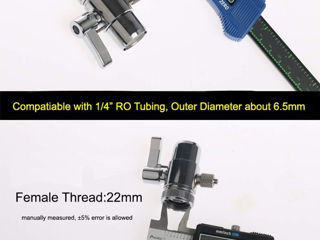 Robinet osmo adaptor baterie chiuveta filtru apa, comutator supapa adaptare pentru robinet  foto 8
