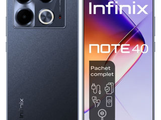 Infinix Note 40 ,8/256 Ram , 4 G, Negru , NOU sigilat