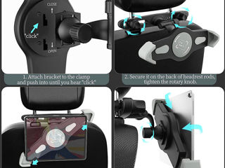 Автомобильные держатели для планшетов 7'-12', смартфонов и навигаторов foto 2