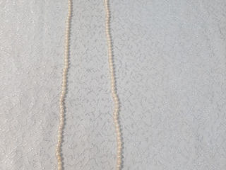 Colier Perle  Naturale Vintage Italia Foarte superb si finuț. Lungimea totala 122cm.  foto 7