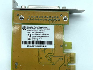 LPT parallel port PCI ex1 card HP - 801549-001 foto 5