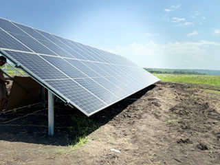 Utilaj pentru baterea structurii din metal pentru parcuri fotovoltaice. foto 4