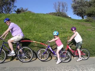 Велоприцепы для катания детей foto 4