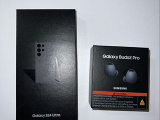 Samsung Galaxy S24 Ultra 512 ГБ Черный + наушники Galaxy Buds2 Pro foto 1