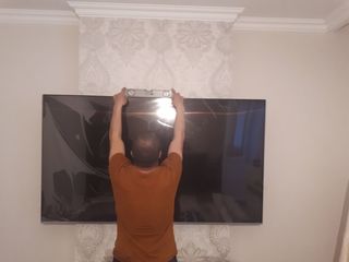 Fixator  TV Noi Livrare.Подставка для tv. Кронштейн Тв. Установка ТВ. Suport tv. Montarea suport tv foto 1