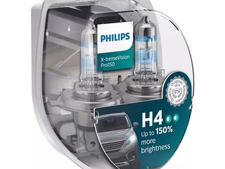 Philips +200% +150% Lampi Auto, Becuri Halogen 12V 55W PX26D Livrare foto 5