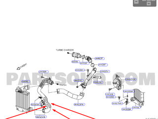 Патрубок интеркулера Nissan Qashqai , Kadjar ,xtrail 1.6 dci foto 2