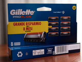 Кассеты для бритья Gillette Proglide, Mack 3 ; Lame de ras Gillette Skinguard Sensitive. foto 3