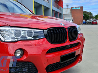 Livrare Gratuita Grile M Nari BMW BMW X3 F25 LCI (2014-2017) X4 F26  Negru Lucios foto 2