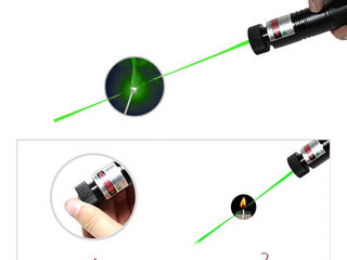 Laser verde aprinde chibrite! foto 2