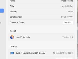 Apple MacBook Pro 16" M1 Pro 16GB 1TB SSD Space Grey  foto 8