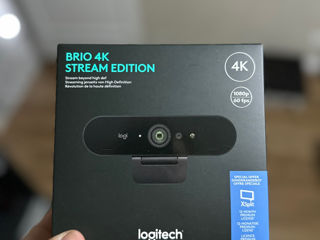 Cameră Web Logitech Brio, UHD-4K, Negru