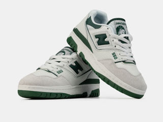 New Balance 550 White/Green Unisex foto 4