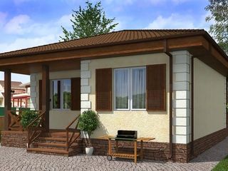 Строительство домов из СИП панелей в Молдове. Готовая дача под ключ! foto 1