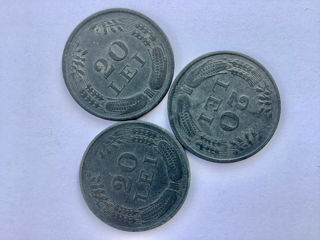 3 monede 1942, 1943, 1944 foto 2