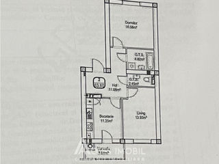 Apartament cu 2 camere, 64 m², Centru, Dumbrava, Chișinău mun. foto 2