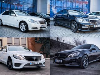 www.rentmercedes.md - CHIRIE/АРЕНДА MERCEDES-BENZ ALBE/NEGRE (БЕЛЫЕ/ЧЕРНЫЕ) foto 1