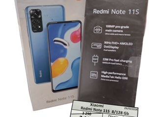 Xiaomi Redmi Note 11S   8/128Gb     2100 lei