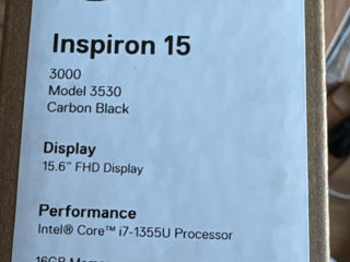 Dell inspirion laptop sigilat i7 16/1TB super pret  foto 0