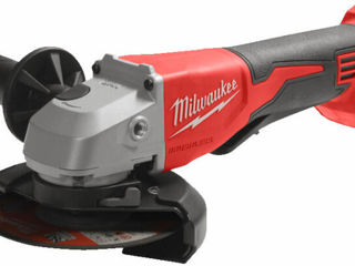 Polizor unghiular pe acumulator / угловая шлифмашина  milwaukee m18 blsag125xpd-0 4933492645 foto 0