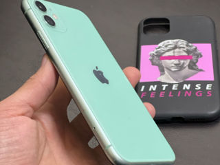 Iphone 11 256gb Green baterie 100% , stare perfecta foto 3