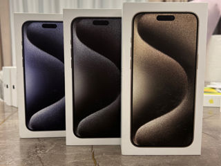 iPhone 15 Pro Max Natural , Black , Blue Titanium 256Gb Sigilate!