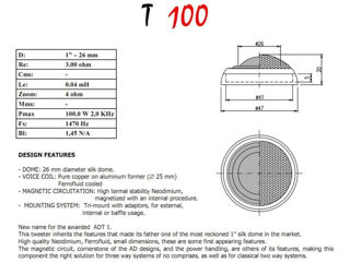 AD Audio Development T100 фото 3