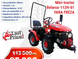 Mini-tractor Belarus-112N - 13 CP foto 4