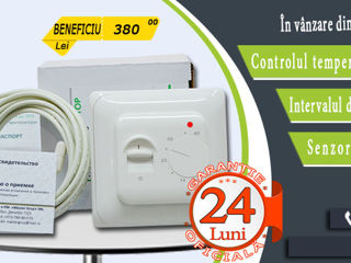 Podea caldă (2024 ultima generație) Infraroșu + Sub laminat + Tehnologie "Heatmax Samoreg" foto 7