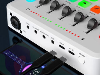 MagicCubic F11 Mixer Audio SoundCard Profesional foto 10