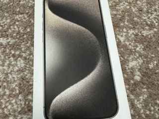 Iphone 15 Pro 128gb Natural Titanium Sigilat  Original  Garantie Apple  Neverlock  Orice Sim