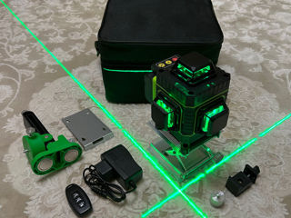 Laser HiLDA 4D 16 linii + livrare gratis + acumulator și magnet cu măsuță + telecomandă foto 5