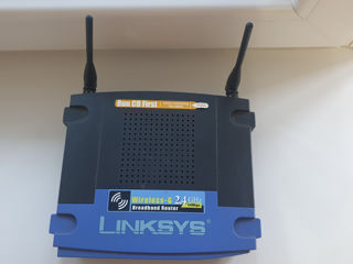 Vind router LINKSYS Model WRT54G, stare ideala, 2,4GHz, pret 150 lei