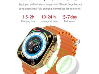 Смарт-Часы. Премиальная модель. Smart Watch DT 900 Ultra+ ремешок в Подарок! foto 5