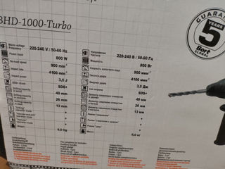 Перфоратор Bort Turbo 1000 foto 2