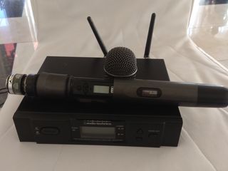Радио микрофон Audio-Technica ATW-T341 с базой Audio-Technica ATW-R3100bD в хорошем состоянии. foto 3
