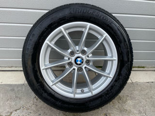 4 Jante+4 anvelope 205/60 R16Jante originale BMW G30 Anvelope Bridgestone